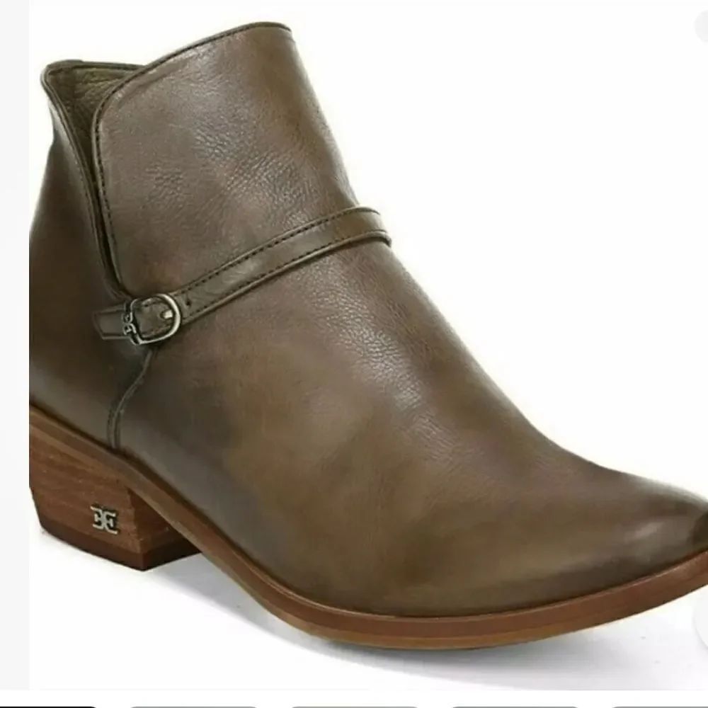 Sam Edelman Palmer Women’s Leather Boots/ Booties 10